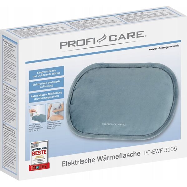 ProfiCare ProfiCare Electric Hot Water Bottle PC-EWF3105, Heat Pad (grey)