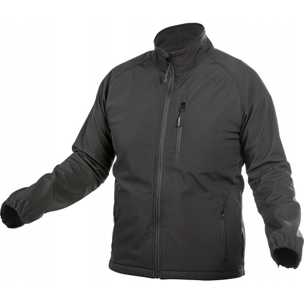 Kurtka męska Sourcing HOGERT SOFTSHELL JACKET BIESE BLACK SIZE. S