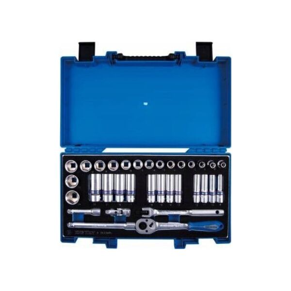 Sourcing KT TOOL SET 3/8" SOCKETS 6-point 7-24 mm 33 pcs.