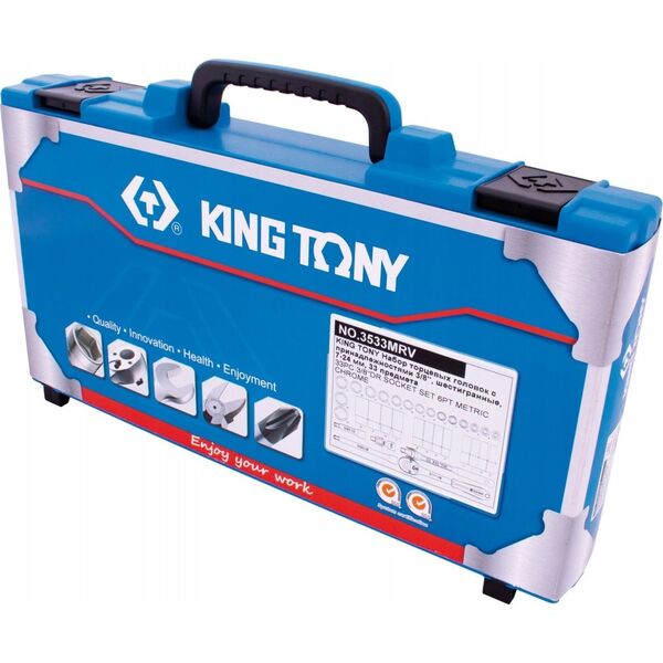 Sourcing KT TOOL SET 3/8" SOCKETS 6-point 7-24 mm 33 pcs.