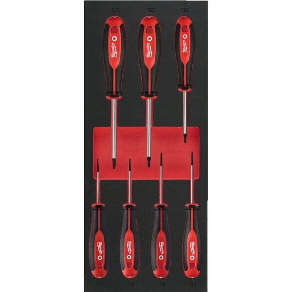 Sourcing MILWAUKEE FOAM INSERT WITH SCREWDRIVERS 7 pcs. TORX
