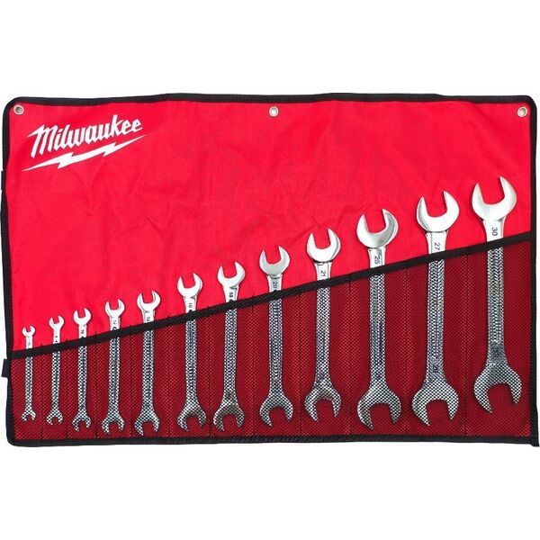 Sourcing MILWAUKEE DOUBLE-SIDED FLAT WRENCH SET 12 pcs.