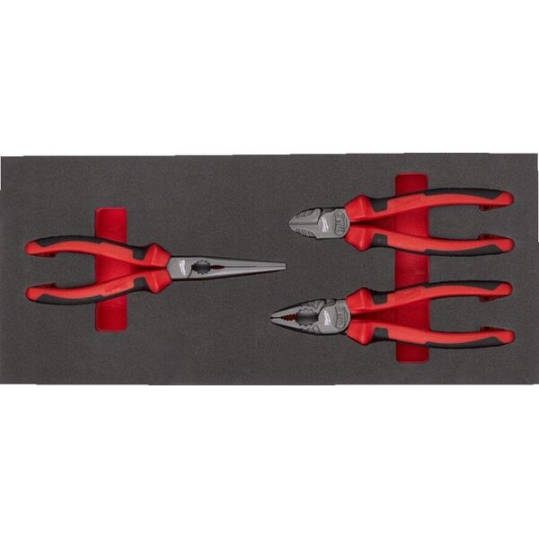 Sourcing MILWAUKEE FOAM INSERT WITH PLIERS 160/180/205MM - FOR TOOL TROLLEYS