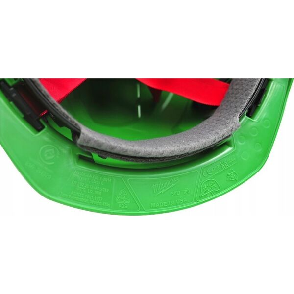 Sourcing MILWAUKEE BOLT 100 HELMET GREEN VENTILATED