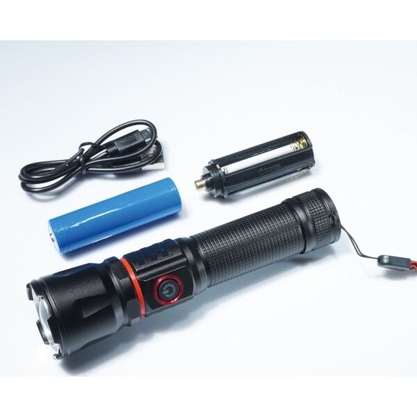 Latarka Sourcing TIROSS LED FLASHLIGHT 800 lm WITH POWERBANK FUNCTION TS1889