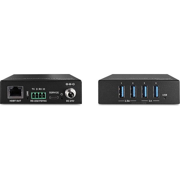 System przekazu sygnału AV Lindy LINDY USB 3.2 Gen 1 Cat.6A HDBaseT Extender 100m
