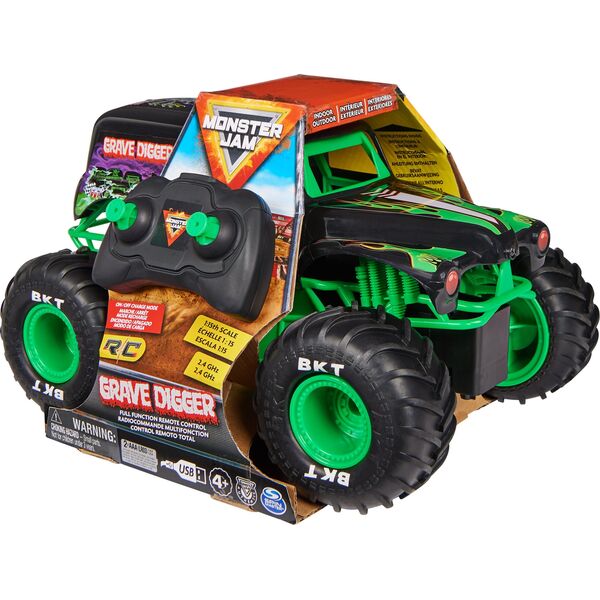Spin Master MONSTER JAM 1:15 RC monster truck Grave Digger, 6068258