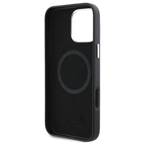 BMW BMW BMHMP16X23PUFWK iPhone 16 Pro Max 6.9" czarny/black hardcase Sign Full Wrapped Metal MagSafe