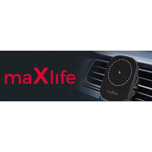MaxLife  Maxlife phone car mount + wireless charger MXCH-16