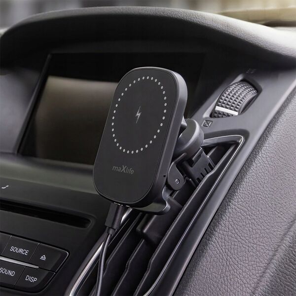 MaxLife  Maxlife phone car mount + wireless charger MXCH-16