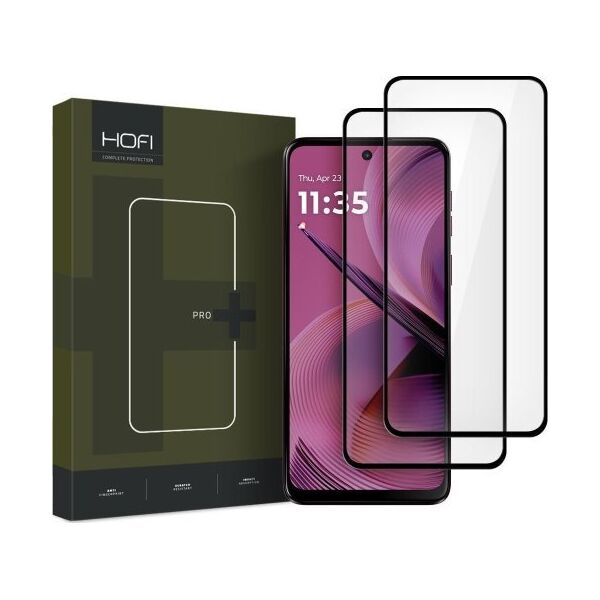 Hofi SZKŁO HARTOWANE HOFI GLASS PRO+ 2-PACK MOTOROLA MOTO G55 5G BLACK
