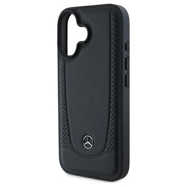 Mercedes Mercedes MEHCP16SARMBK iPhone 16 6.1" czarny/black hardcase Leather Urban