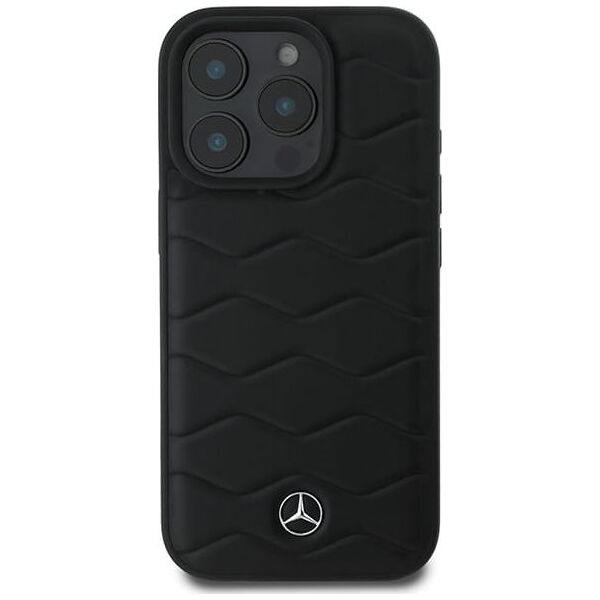 Mercedes Mercedes MEHCP16L23RWRSK iPhone 16 Pro 6.3" czarny/black hardcase MB Waves Leather