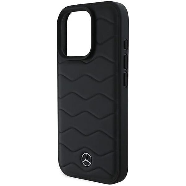 Mercedes Mercedes MEHCP16L23RWRSK iPhone 16 Pro 6.3" czarny/black hardcase MB Waves Leather