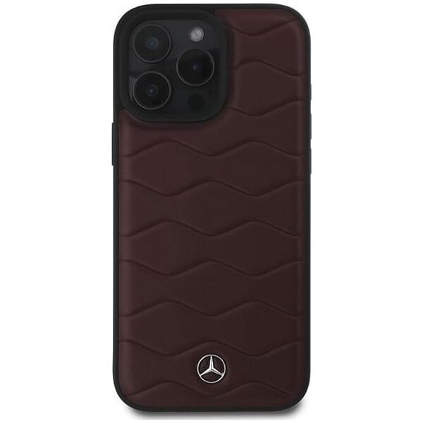 Mercedes Mercedes MEHCP16X23RWRSR iPhone 16 Pro Max 6.9" czerwony/red hardcase MB Waves Leather