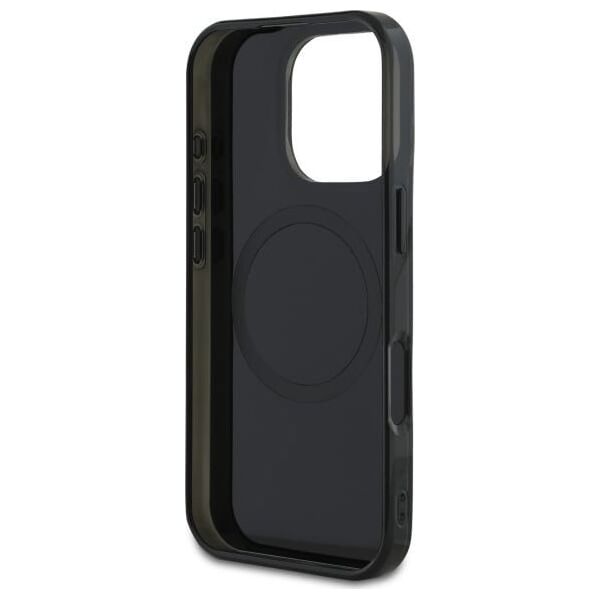 Mercedes Mercedes MEHMP16L23HRSK iPhone 16 Pro  6.3" czarny/black hardcase MB Double Layer Crossed Lines MagSafe