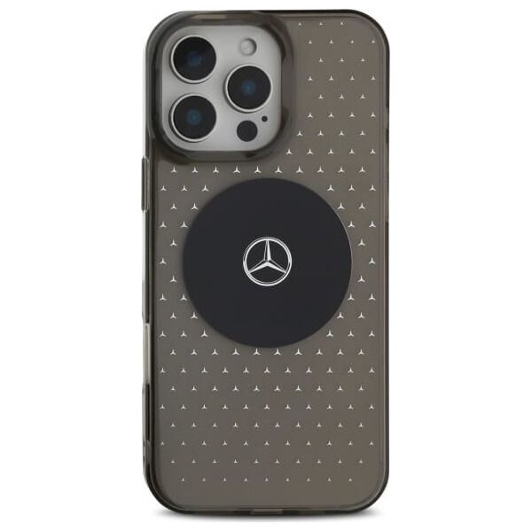 Mercedes Mercedes MEHMP16L23HCPK iPhone 16 Pro  6.3" czarny/black hardcase MB Case Star Pattern