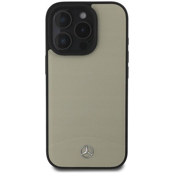 Mercedes Mercedes MEHMP16X23RBARE iPhone 16 Pro Max 6.9" beżowy/beige hardcase MB Textured and Plain Leather MagSafe