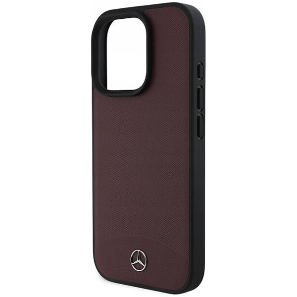 Mercedes Mercedes MEHMP16X23RBARR iPhone 16 Pro Max 6.9" czerwony/red hardcase Textured And Plain Leather MagSafe