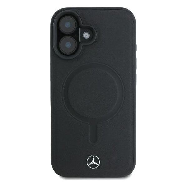 Mercedes Mercedes MEHMP16M23RCMK iPhone 16 Plus 6.7" czarny/black hardcase Smooth Leather MagSafe