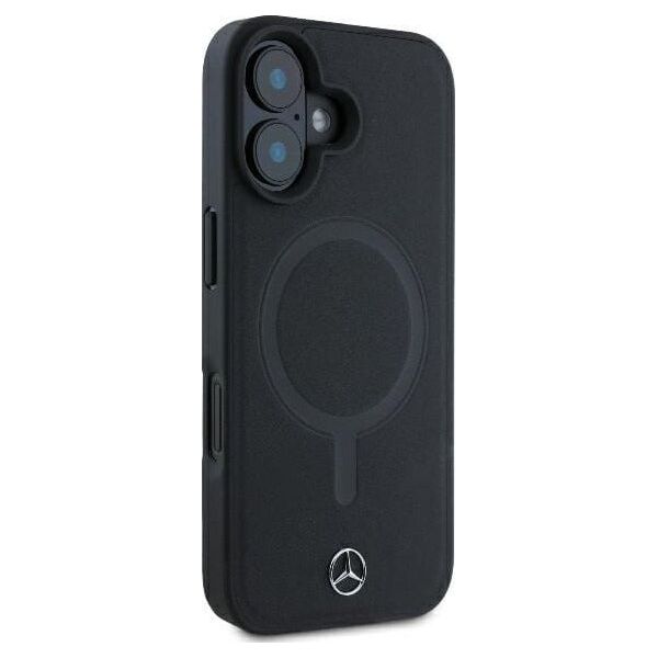 Mercedes Mercedes MEHMP16M23RCMK iPhone 16 Plus 6.7" czarny/black hardcase Smooth Leather MagSafe
