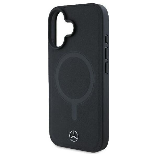 Mercedes Mercedes MEHMP16M23RCMK iPhone 16 Plus 6.7" czarny/black hardcase Smooth Leather MagSafe