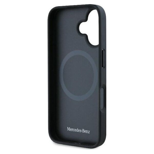 Mercedes Mercedes MEHMP16M23RCMK iPhone 16 Plus 6.7" czarny/black hardcase Smooth Leather MagSafe