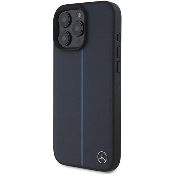 Mercedes Mercedes MEHMP16X23RURBV iPhone 16 Pro Max 6.9" granatowy/navy hardcase MB Blue Line Leather MagSafe