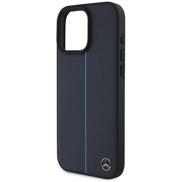 Mercedes Mercedes MEHMP16X23RURBV iPhone 16 Pro Max 6.9" granatowy/navy hardcase MB Blue Line Leather MagSafe