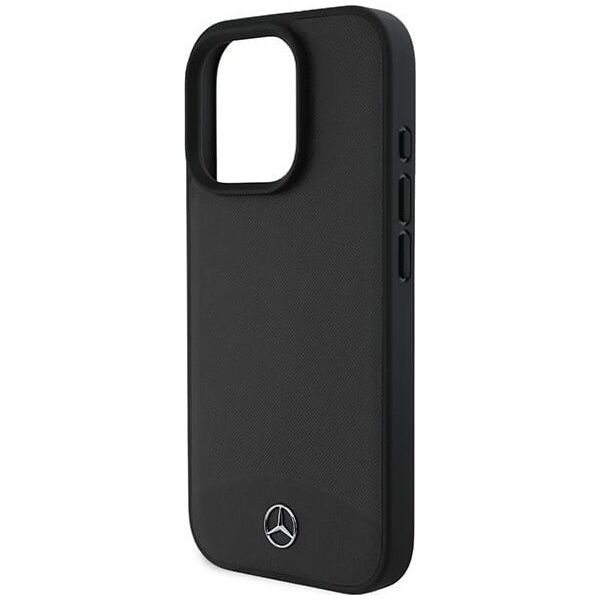 Mercedes Mercedes MEHMP16X23RBARK iPhone 16 Pro Max 6.9" czarny/black hardcase Textured And Plain Leather MagSafe
