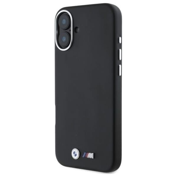BMW BMW BMHMP16S23PMWK iPhone 16 6.1" czarny/black hardcase M Smooth Full Wrapped Metal MagSafe