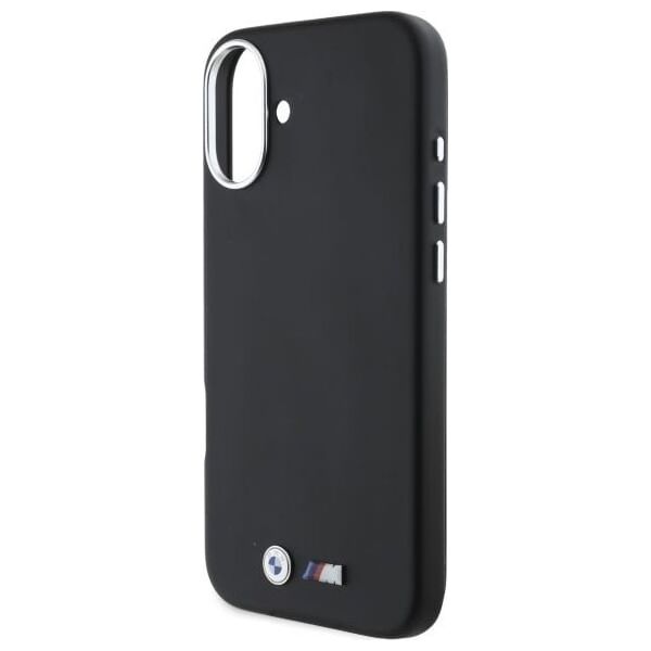 BMW BMW BMHMP16S23PMWK iPhone 16 6.1" czarny/black hardcase M Smooth Full Wrapped Metal MagSafe