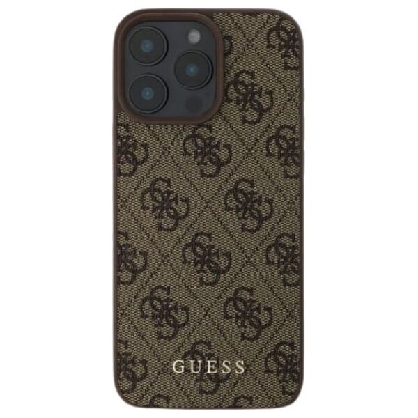 Guess Guess GUHCP16XG4GFBR iPhone 16 Pro Max 6.9" brązowy/brown hard case 4G Classic