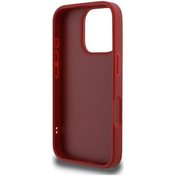 Karl Lagerfeld Karl Lagerfeld KLHCP16LPQDSMGR iPhone 16 Pro 6.3" czerwony/red hardcase Quilted Signature
