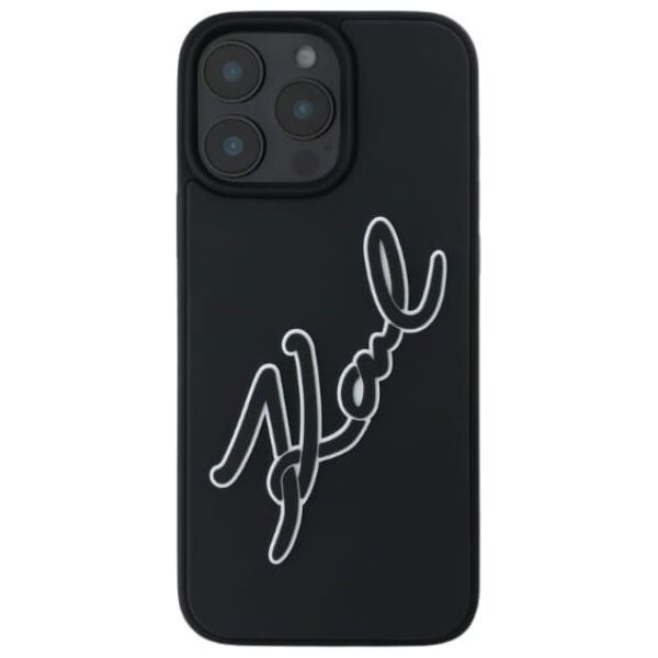 Karl Lagerfeld Karl Lagerfeld KLHCP16S3DRKSDLK iPhone 16 6.1" czarny/black hardcase 3D Rubber Signature