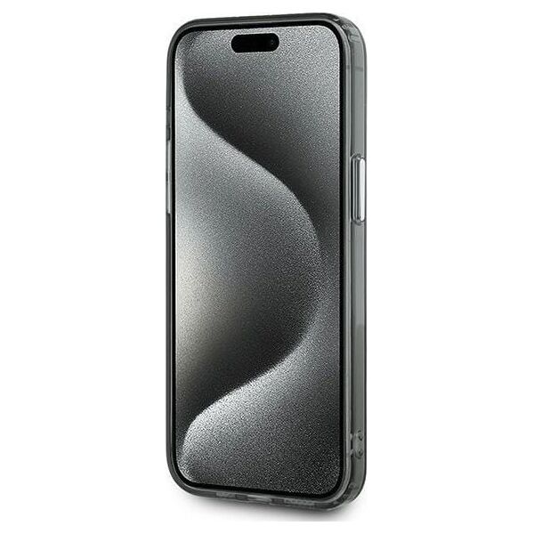 Karl Lagerfeld Karl Lagerfeld KLHMP15LHMCKMHK iPhone 15 Pro 6.1" czarny/black IML Monogram Karl&Choupette Head MagSafe