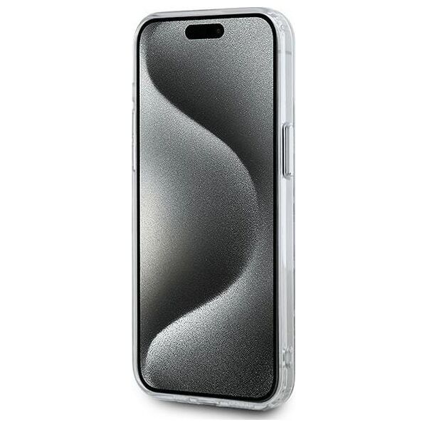 Karl Lagerfeld Karl Lagerfeld KLHMP15LHMCKMHT iPhone 15 Pro 6.1" przezroczysty/transparent IML Monogram Karl&Choupette Head MagSafe