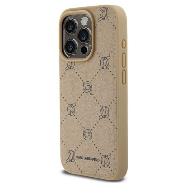 Karl Lagerfeld Karl Lagerfeld KLHMP15XPGKHPHE iPhone 15 Pro Max 6.7" beżowy/beige Magsafe Karl Heads