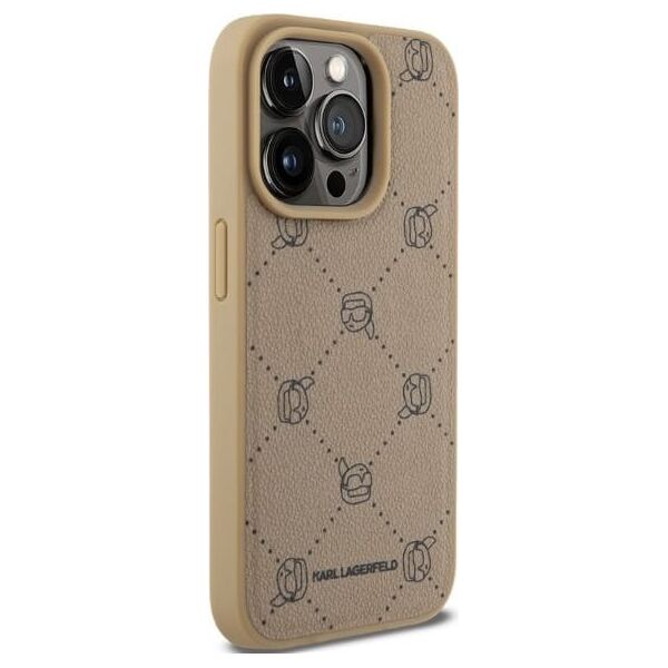 Karl Lagerfeld Karl Lagerfeld KLHMP15XPGKHPHE iPhone 15 Pro Max 6.7" beżowy/beige Magsafe Karl Heads