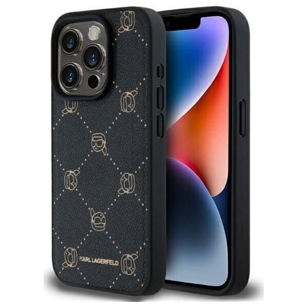 Karl Lagerfeld Karl Lagerfeld KLHMP15XPGKHPHK iPhone 15 Pro Max 6.7" czarny/black Magsafe Karl Head