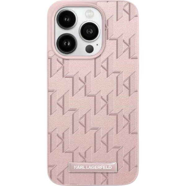 Karl Lagerfeld Karl Lagerfeld KLHMP16LPKHPORPP iPhone 16 Pro 6.3" różowy/pink hardcase Hot Stamp Magsafe