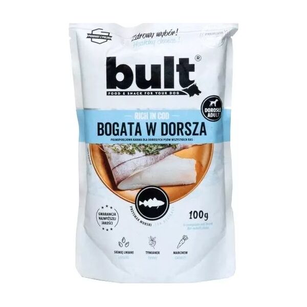 BULT Bult Karma Mokra dla Psa Mielonka z Dorszem 100g