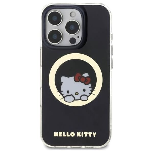 Hello Kitty Hello Kitty HKHMP16LHSWKK iPhone 16 Pro 6.3" black/black hardcase IML Sweet Kitty Magsafe