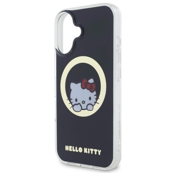 Hello Kitty Hello Kitty HKHMP16SHSWKK iPhone 16 6.1" black/black hardcase IML Sweet Kitty Magsafe