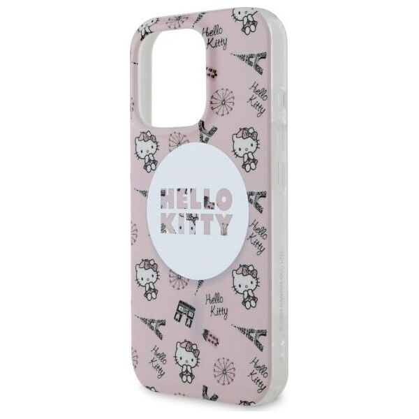 Hello Kitty Hello Kitty HKHMP16XHAOPP iPhone 16 Pro Max 6.9" pink/pink hardcase IML All Over Paris Magsafe