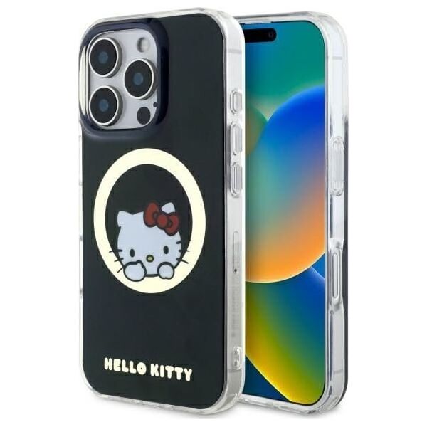 Hello Kitty Hello Kitty HKHMP16XHSWKK iPhone 16 Pro Max 6.9" black/black hardcase IML Sweet Kitty Magsafe