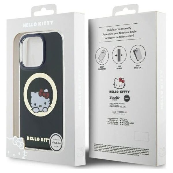 Hello Kitty Hello Kitty HKHMP16XHSWKK iPhone 16 Pro Max 6.9" black/black hardcase IML Sweet Kitty Magsafe