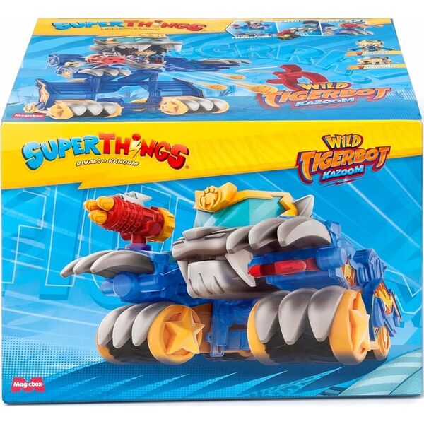 Figurka Superthings SUPERTHINGS Wild Tigerbot Kazoom Energy, figurka