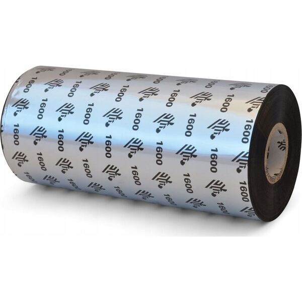 Zebra Zebra Wax Ribbon, 156mmx450m,1600| Economy Wax, 25mm core