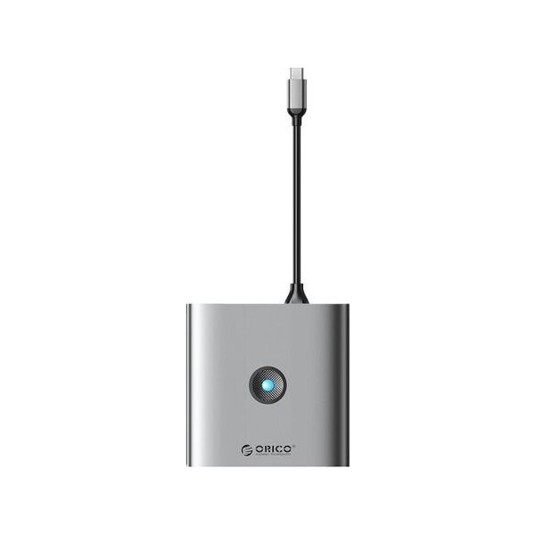 HUB USB Orico Adapter Hub 8w1 Orico, HDMI 4K + 3x USB-A 3.0, USB-C, 100W PD + SD/TF